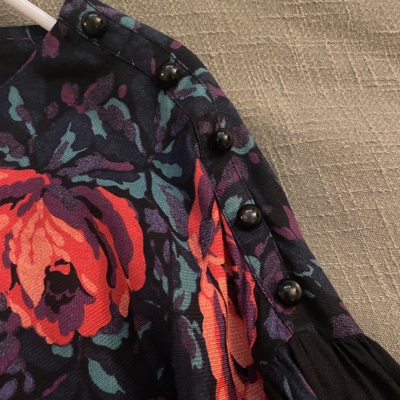 Maeve Floral 3/4 Sleeve Blouse - Picture 3 of 3